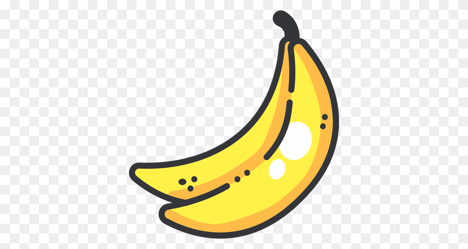 Banana Icon Fruit, Food, Plant, Produce Free Transparent Png