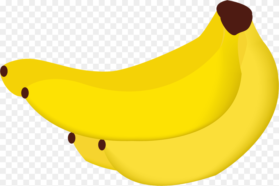 Banana Icon Transparent Background Bananas Clipart, Food, Fruit, Plant, Produce Free Png Download