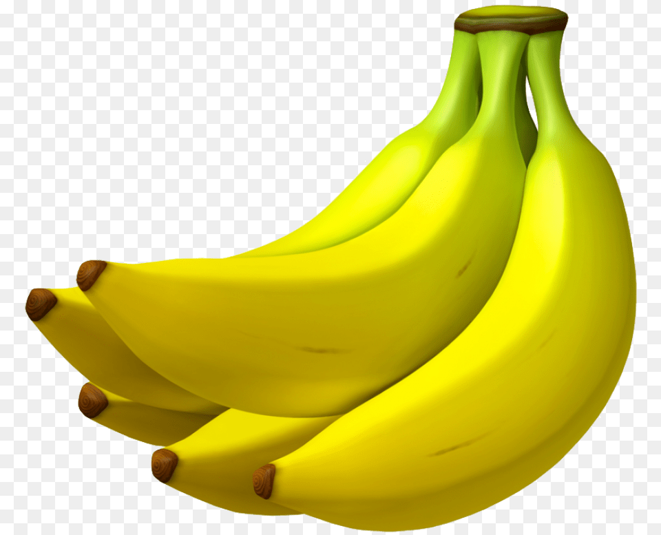 Banana Image Picture Downloads Bananas Donkey Kong Country Banana, Food, Fruit, Plant, Produce Free Png