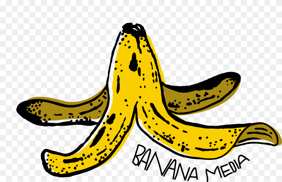 Banana Media, Food, Fruit, Plant, Produce Png