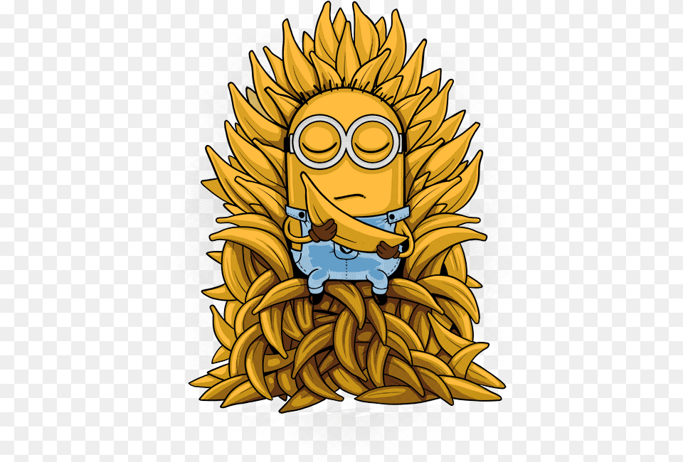 Banana Minions And Game Of Thrones Game Of Bananas, Emblem, Symbol, Face, Head Free Png