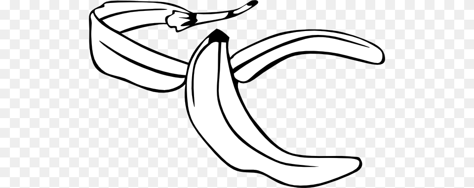 Banana Peel Clip Art, Food, Fruit, Plant, Produce Png Image