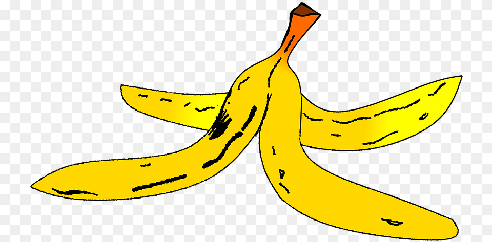 Banana Peel Cliparts 1 Buy Clip Art Banana Peel Clipart, Food, Fruit, Plant, Produce Free Png