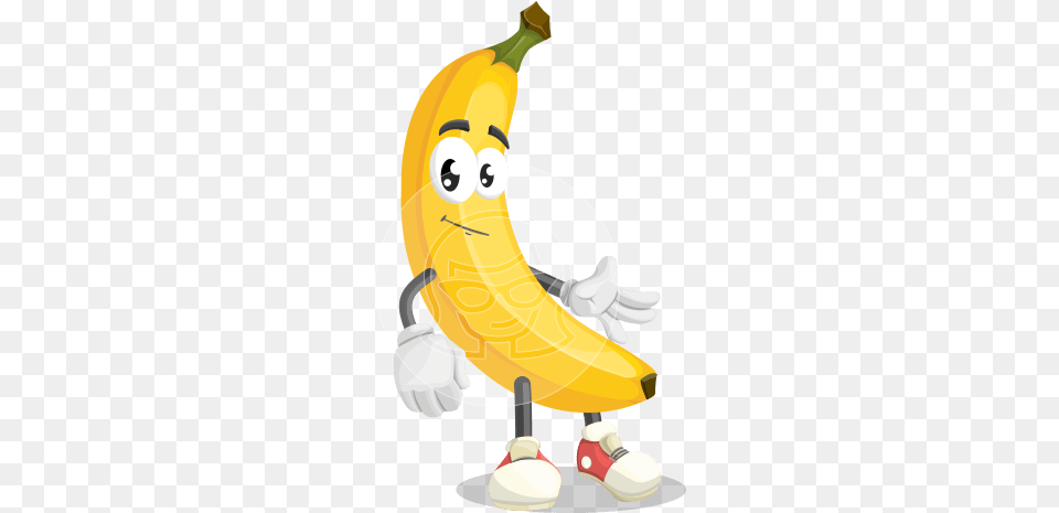 Banana Peelstrong Banana Peelstrong Banana Cartoon Character, Produce, Plant, Fruit, Food Free Transparent Png