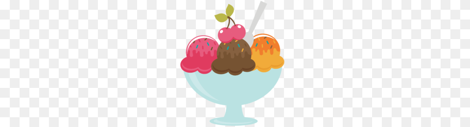 Banana Split Ice Cream Clipart, Dessert, Food, Ice Cream, Sundae Png Image