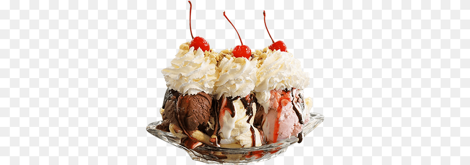 Banana Split Ice Cream Sundae, Birthday Cake, Cake, Dessert, Food Png