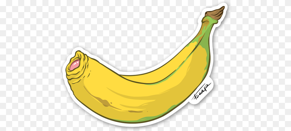 Banana Stickerapp Banana Stickers, Food, Fruit, Plant, Produce Free Transparent Png