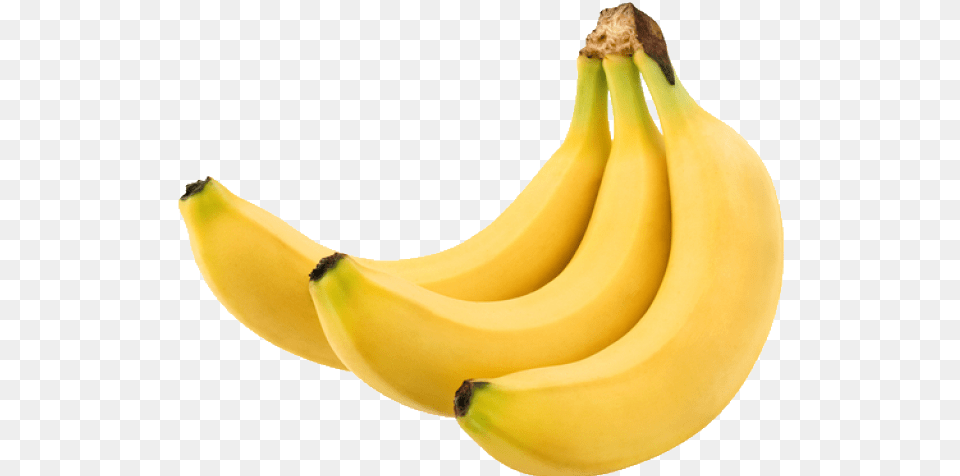 Banana 3 Bananas, Food, Fruit, Plant, Produce Free Transparent Png