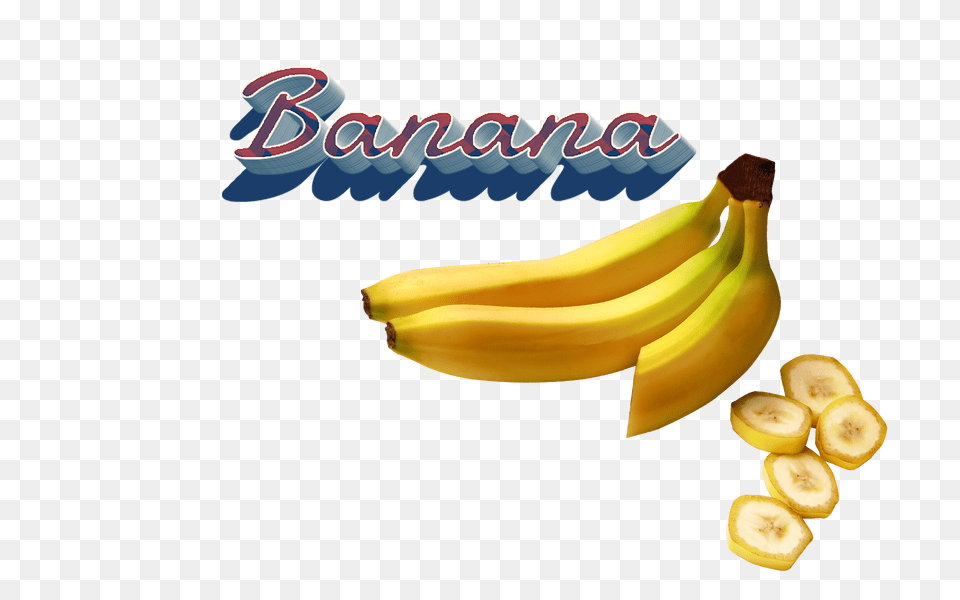Banana Transparent Images, Food, Fruit, Plant, Produce Free Png Download