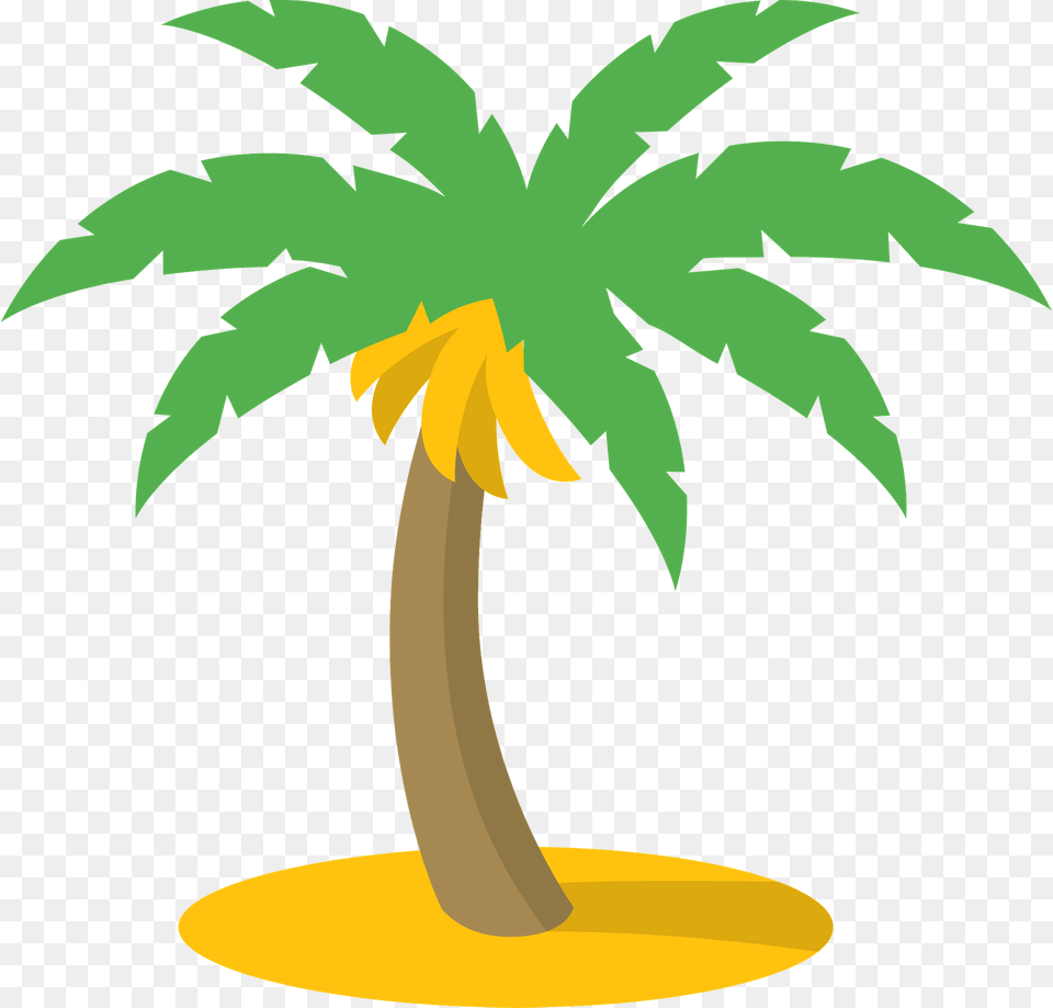 Banana Tree Clipart, Palm Tree, Plant, Animal, Fish Png Image