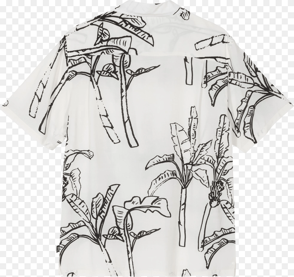 Banana Tree Shirt Stussy Shirt, Clothing, T-shirt, Art, Beachwear Png