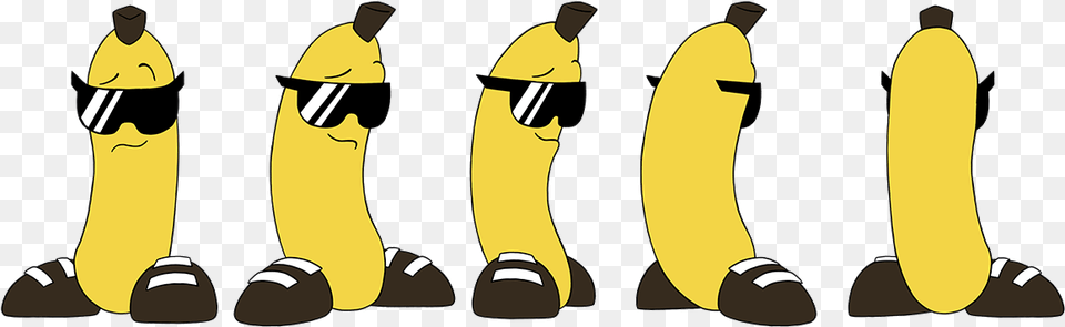 Banana Turn Around, Food, Fruit, Plant, Produce Png