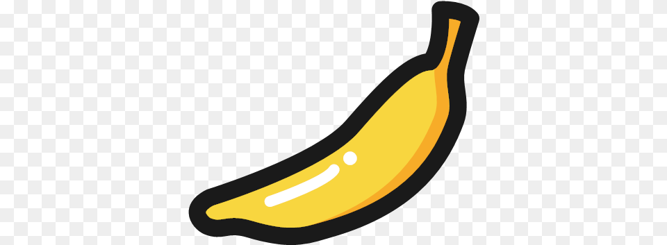 Banana Vector Icons In Banana Fruit Icon, Food, Plant, Produce Free Png Download