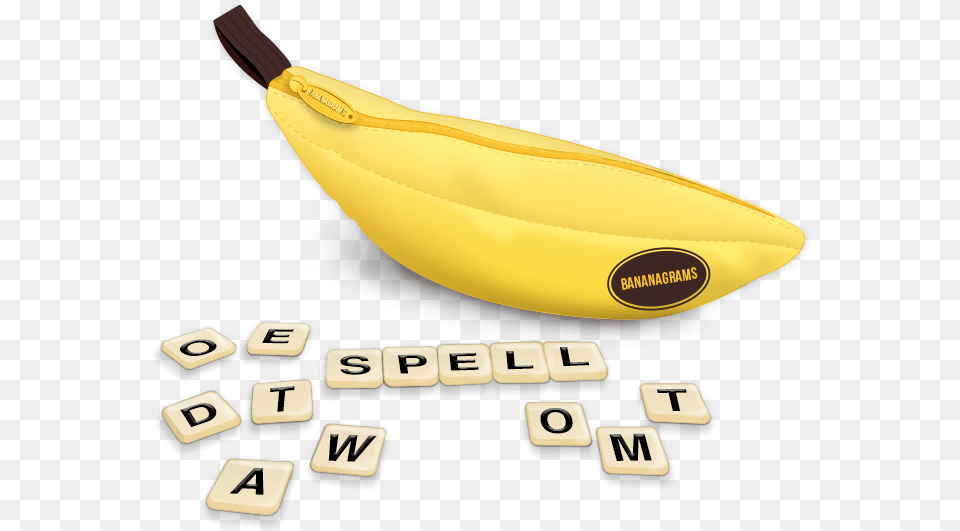 Bananagrams Game Pieces, Banana, Food, Fruit, Plant Free Png Download