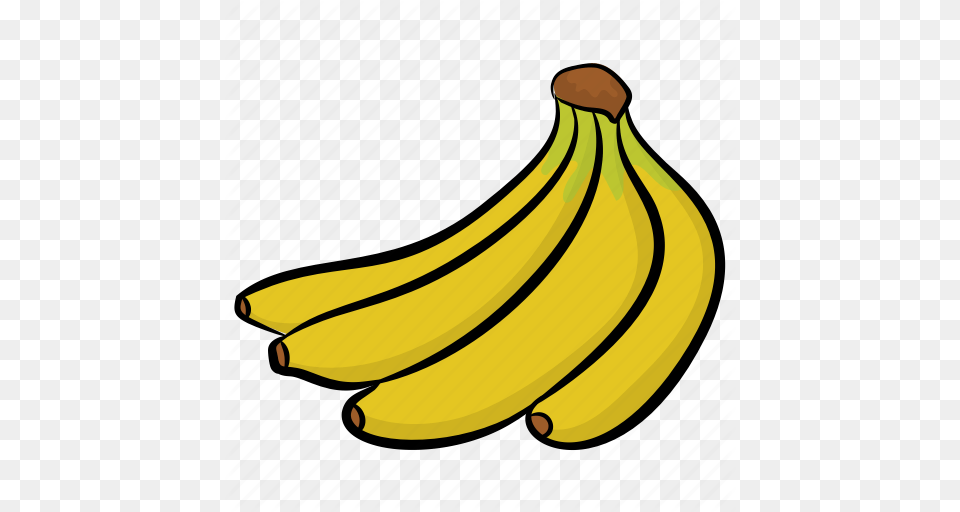 Bananas Bunch Of Bananas Food Fruit Healthy Diet Icon, Banana, Plant, Produce Free Png Download