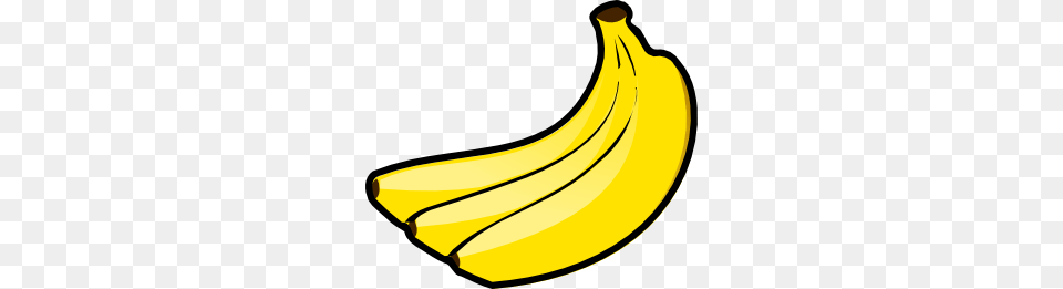 Bananas Clip Art Satos Little Monkey Banana Clip, Food, Fruit, Plant, Produce Free Png Download