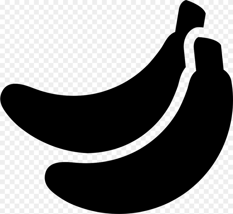 Bananas Comments Banana Icon Vector, Food, Fruit, Plant, Produce Free Png Download