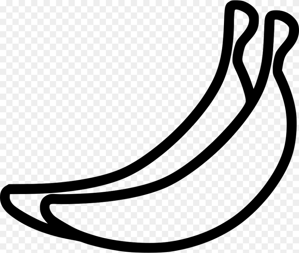 Bananas Food Plant Tree, Banana, Fruit, Produce, Smoke Pipe Png Image