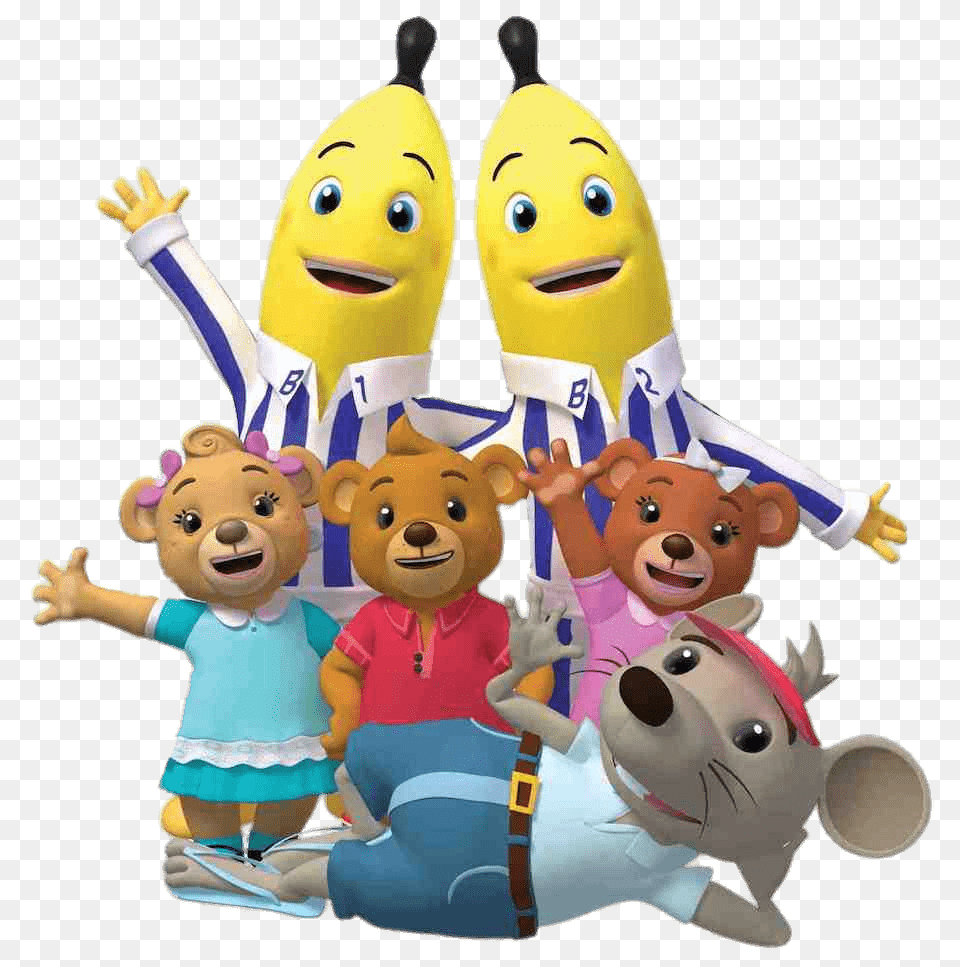 Bananas In Pyjamas And Friends, Plush, Toy, People, Person Png