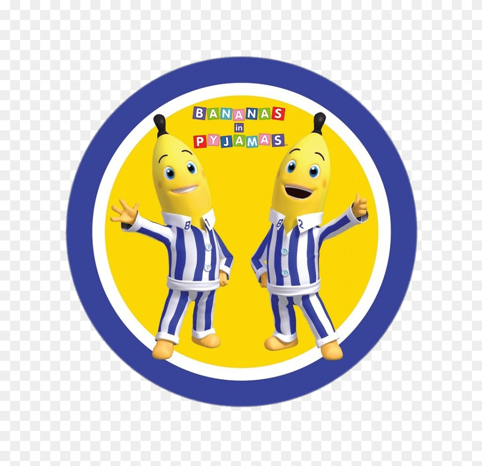 Bananas In Pyjamas Logo, Toy, Baby, Person, Face Free Transparent Png