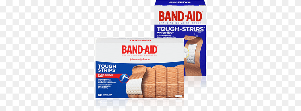 Band Atough Strips Adhesive Bandages Band Aid Tough Strips Fabric, Bandage, First Aid Free Transparent Png