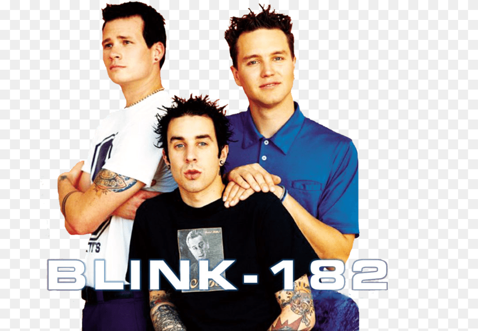 Band Blink 182 And Tom Blink 182 Early Days, Tattoo, T-shirt, Skin, Person Png Image