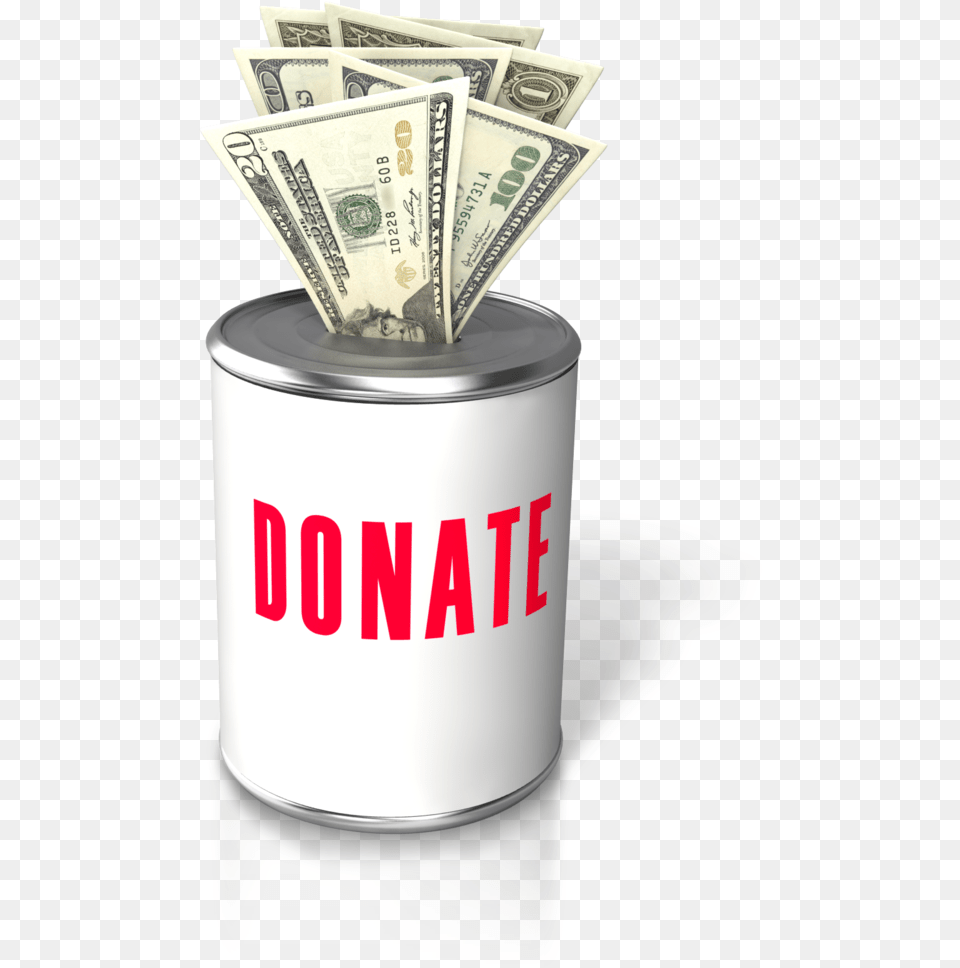 Band Donation, Money, Can, Tin Png Image