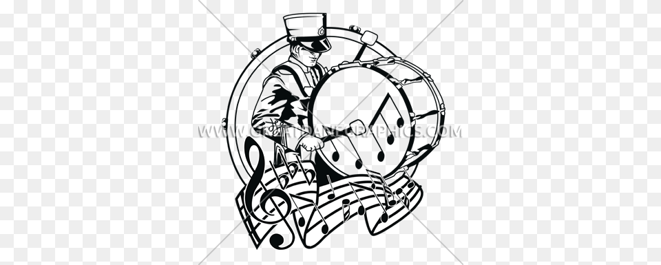 Band Lets March Production Ready Artwork For T Shirt Printing, Grass, Plant, Device, Lawn Png Image
