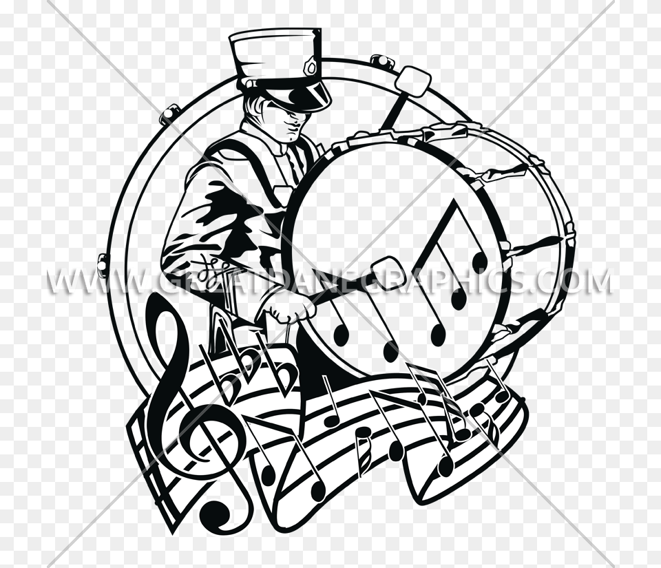 Band Lets March Production Ready Artwork For T Shirt Printing, Plant, Grass, Tool, Lawn Mower Free Transparent Png