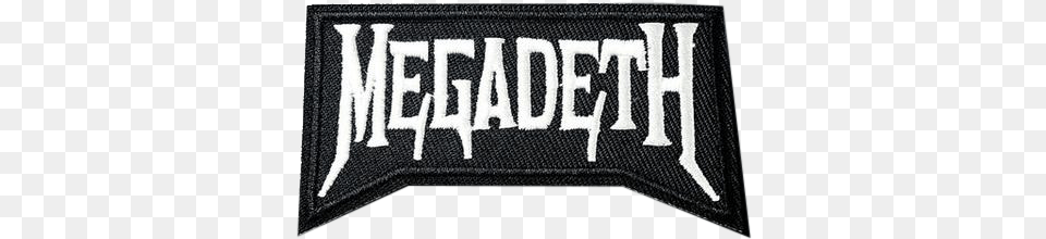 Band Megadeth Patch Iron On Embroidered Patch, Badge, Logo, Symbol, Blackboard Png Image