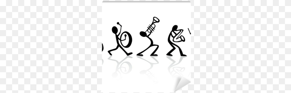 Band Musicians Playing Music Vector Ideal For T Shirts Stick Figure Marching Band, Silhouette, Stencil, Dynamite, Weapon Png