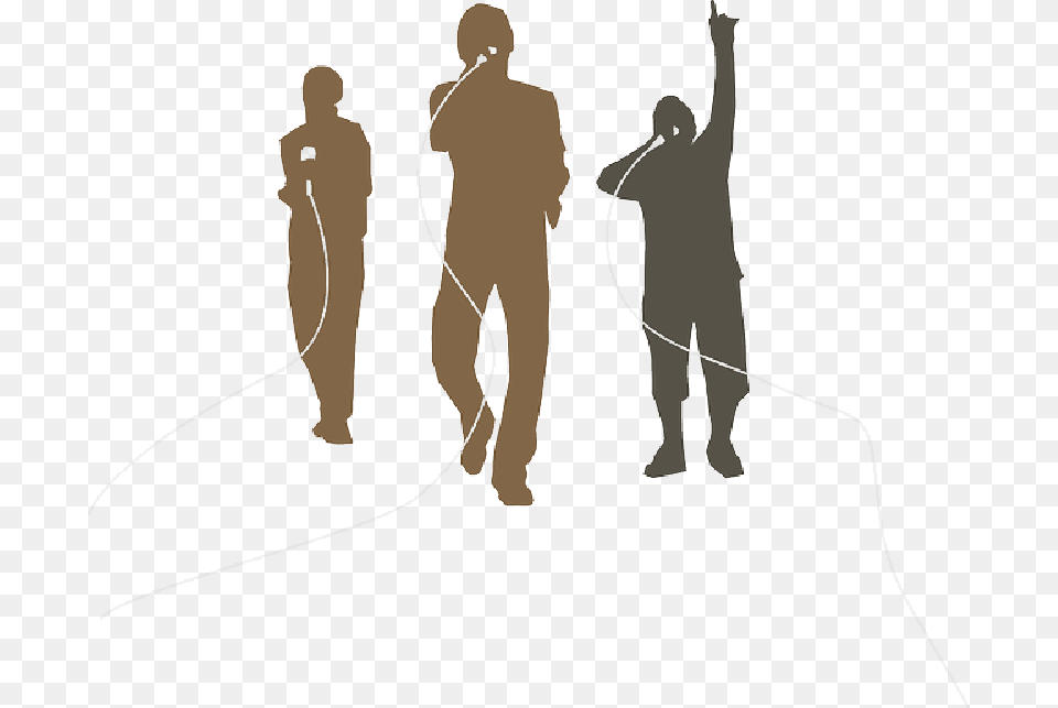 Band Singers Musicians Music Rap Silhouettes Hip Hop Clip Art, Rope, Silhouette, Adult, Male Free Transparent Png