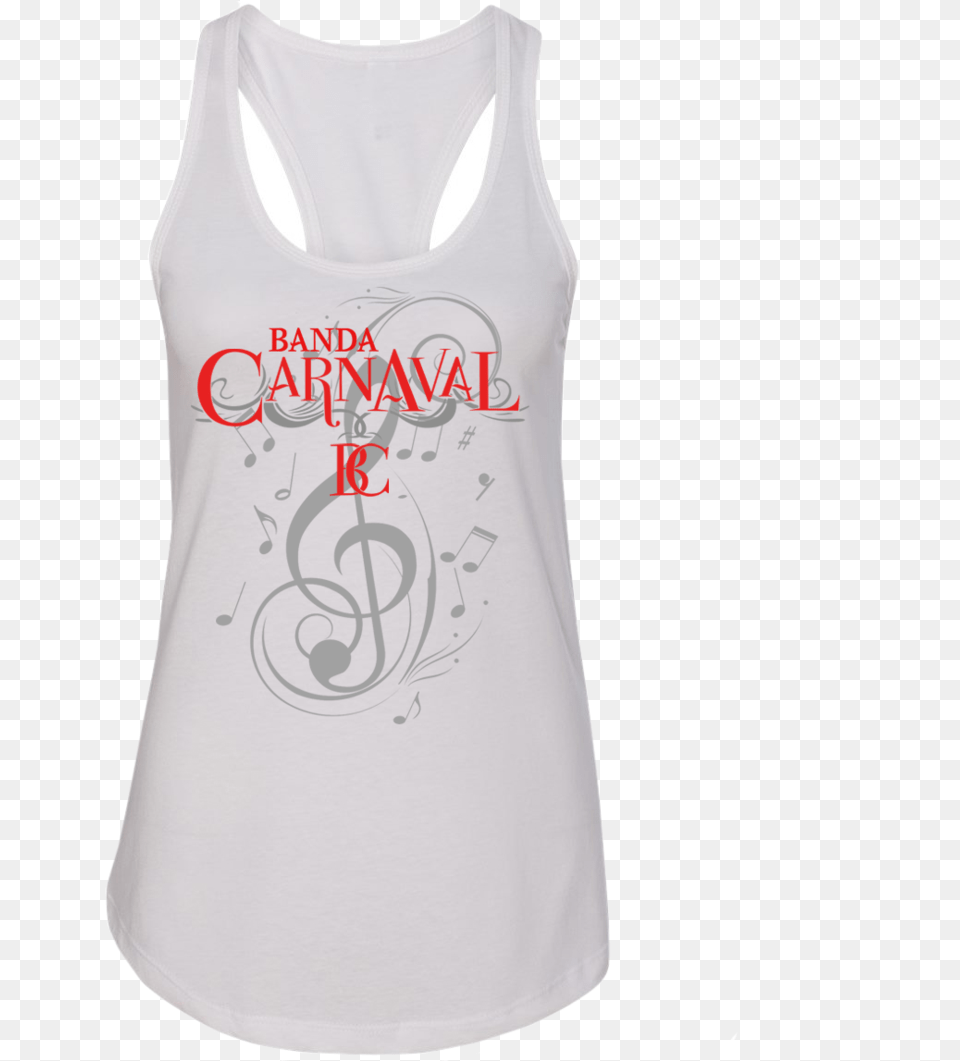 Banda Carnaval Playera Tank Top Blanca Active Tank, Clothing, Tank Top, Shirt Free Transparent Png