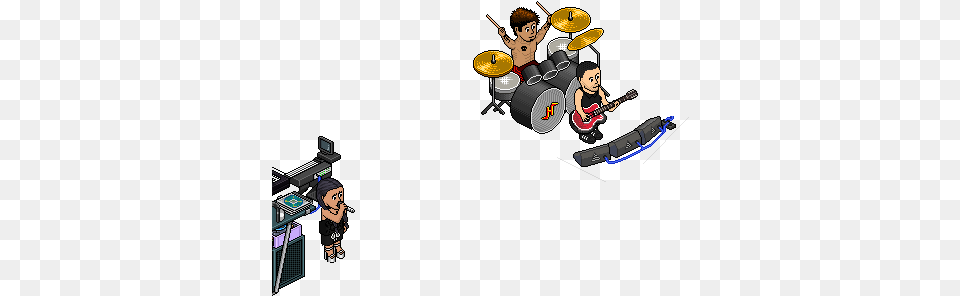 Banda Cartoon, Person, Baby, Guitar, Musical Instrument Free Png