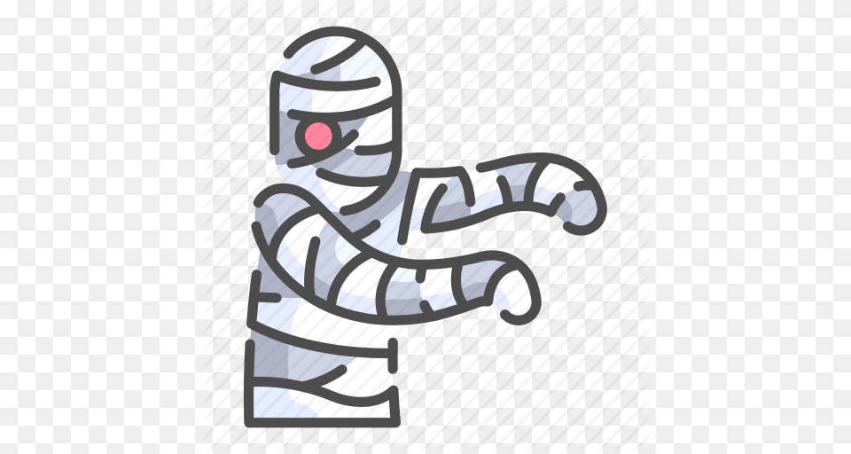 Bandage Costume Creepy Funerary Ghost Halloween Mummy Icon, Clothing, Glove, Outdoors, Nature Free Png