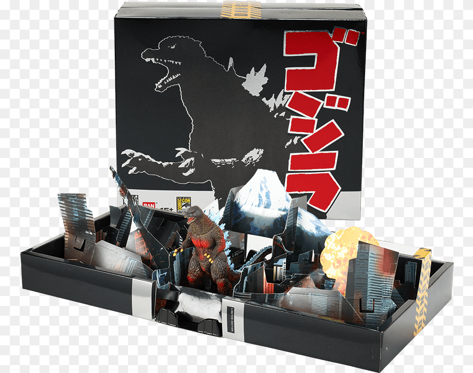 Bandai Godzilla Sdcc Exclusive Revealed Godzilla Limited Collector39s Edition, Box Free Png