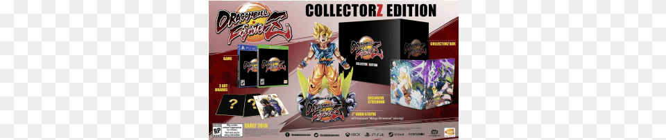 Bandai Namco Dragon Ball Fighterz Collector39s Edition Dragon Ball Fighterz Collectors, Person, Advertisement, Book, Comics Png