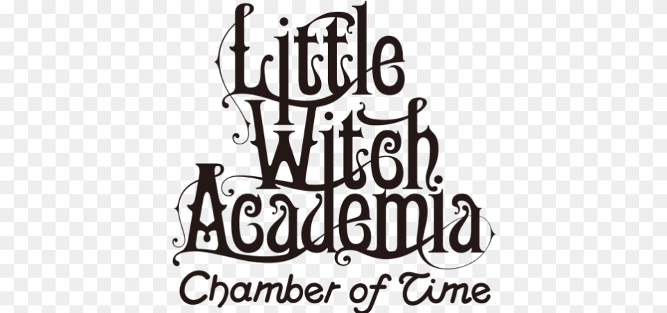 Bandai Namco Drops A New Trailer Little Witch Academia Chamber Of Time Logo, Calligraphy, Handwriting, Text Png
