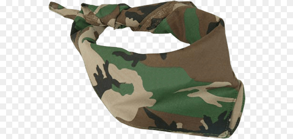 Bandana Camouflage Camouflage Bandana, Military, Military Uniform, Accessories, Person Png Image