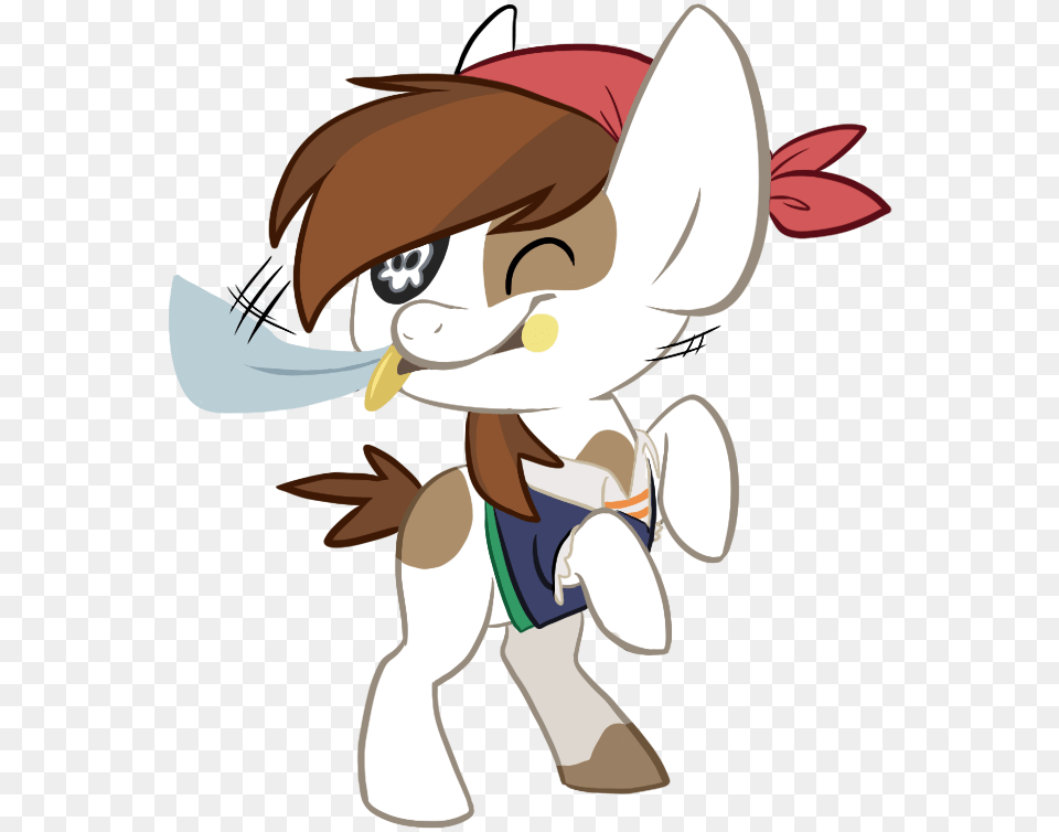 Bandana Eyepatch Pipsqueak Pirate Safe Pirate Characters My Little Pony, Book, Comics, Publication, Baby Free Transparent Png