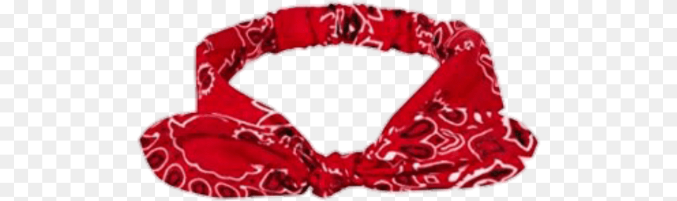 Bandana Red Headband, Accessories, Formal Wear, Tie, Cream Free Transparent Png