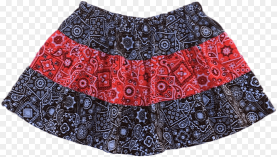 Bandanna Print Hippie Skirt Skirt, Clothing, Miniskirt, Blouse Free Transparent Png