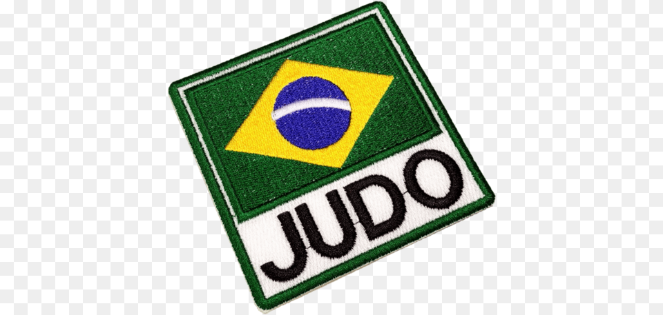 Bandeira Brasil Judo Atm078 Patch Bordado Brazil, Logo, Badge, Symbol Png