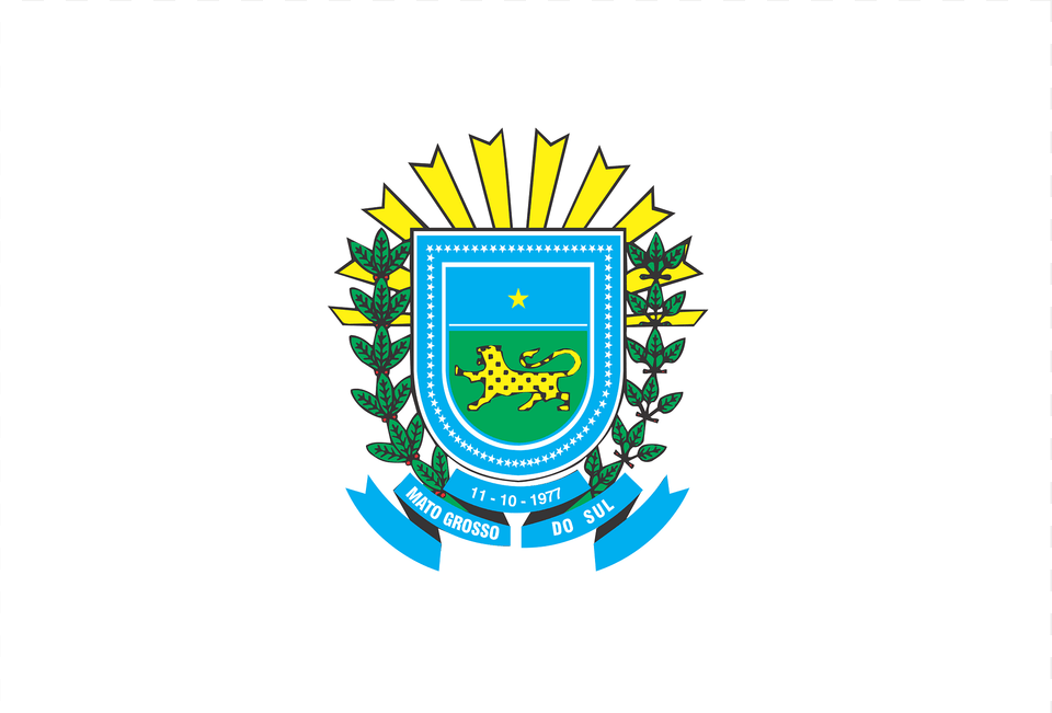 Bandeira Do Governador Do Estado De Mato Grosso Do Sul Clipart, Emblem, Symbol, Logo Png