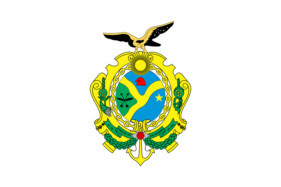 Bandeira Do Governador Do Estado Do Amazonas Clipart, Emblem, Logo, Symbol, Animal Png