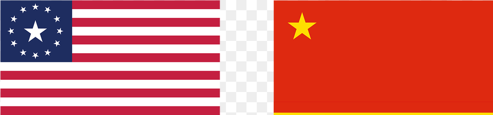 Bandeira Dos Eua E A Bandeira Do Exrcito Chins Direita China Vs Usa Fallout, American Flag, Flag Free Transparent Png