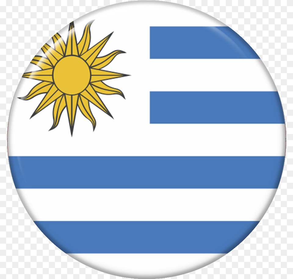 Bandeira Uruguai Uruguay Flag Circle, Sphere, Badge, Logo, Symbol Free Transparent Png