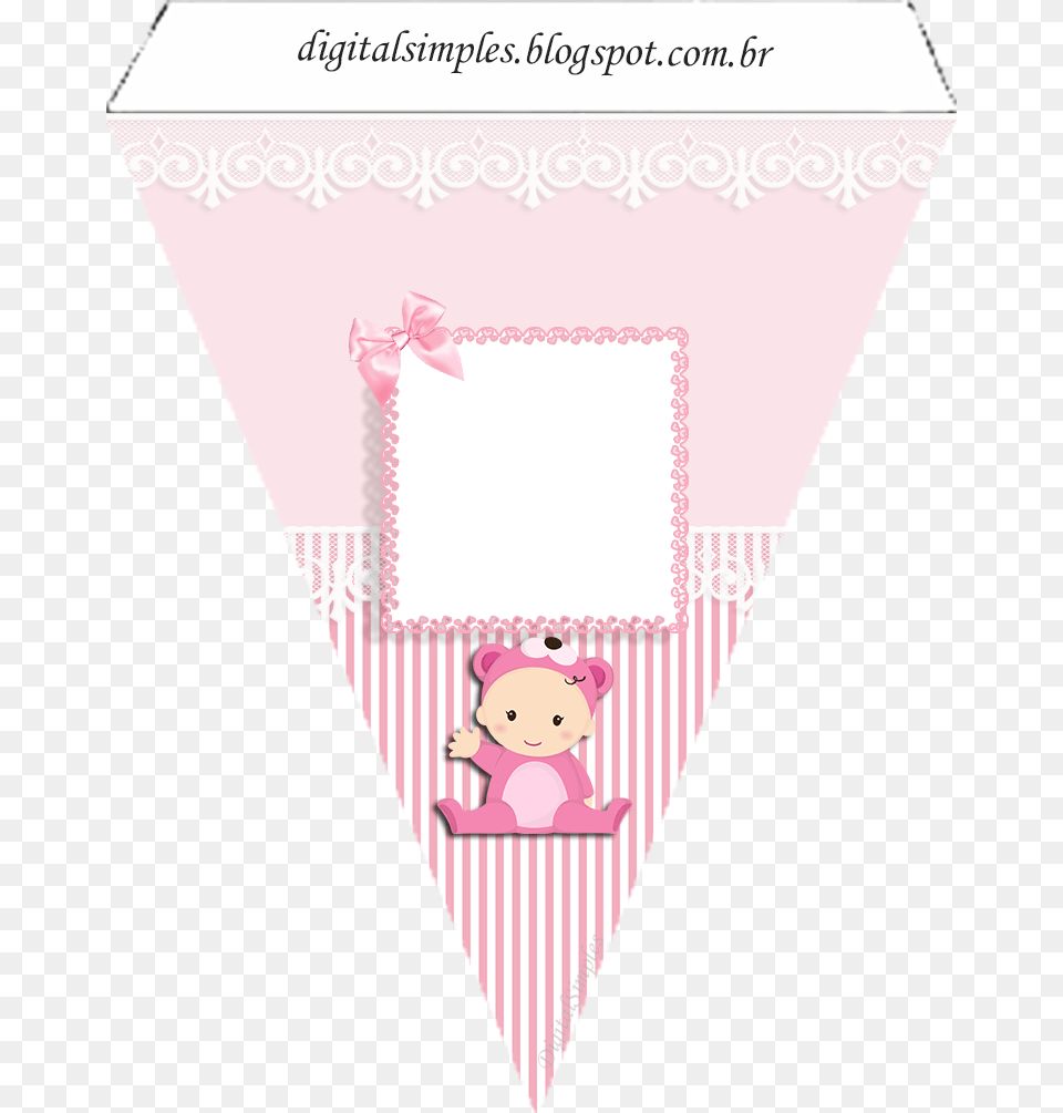 Bandeirola Cha De Bebe Para Imprimir, Envelope, Greeting Card, Mail, Baby Png