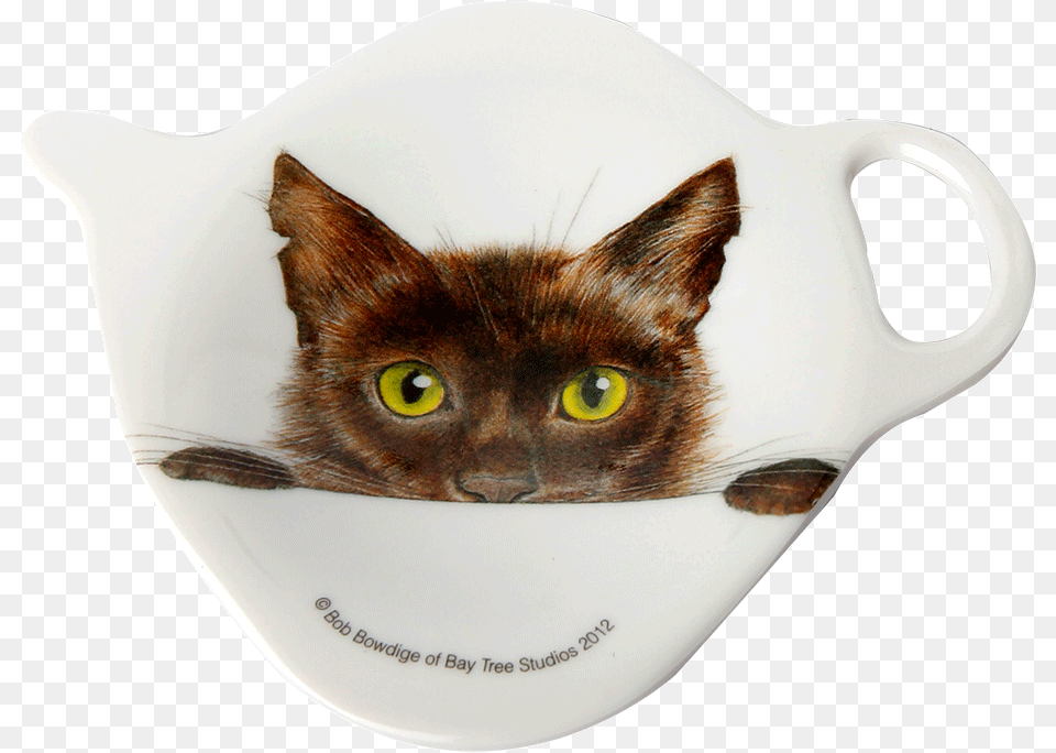 Bandeja Mini Gato Domestic Short Haired Cat, Art, Porcelain, Pottery, Cup Free Transparent Png