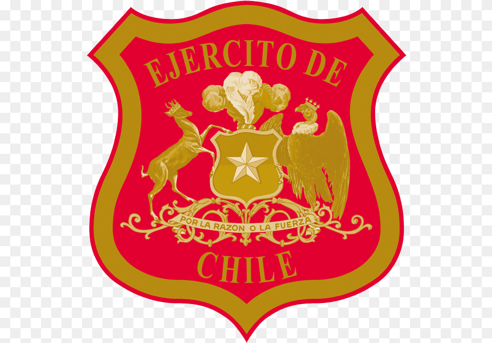 Bandera Chile Bandera Del Ejercito De Chile, Badge, Logo, Symbol, Emblem Free Png Download